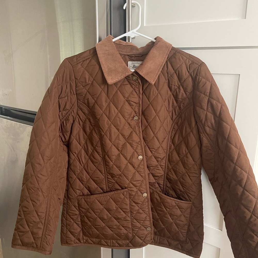 Brown Quilted Bass Jacket